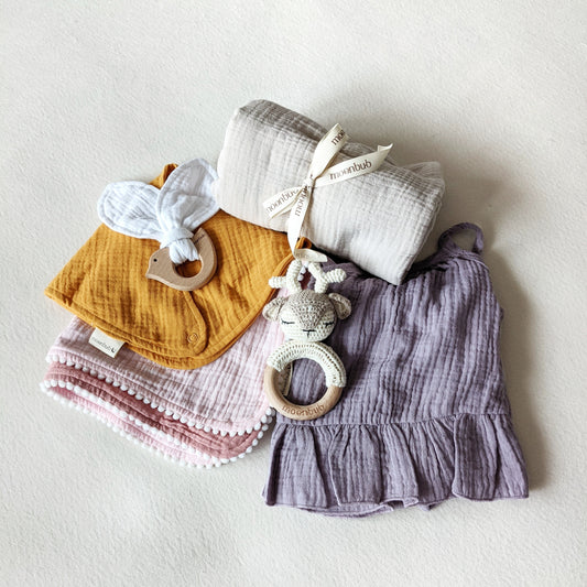 Baby Gift Box Set with Rattle Toy