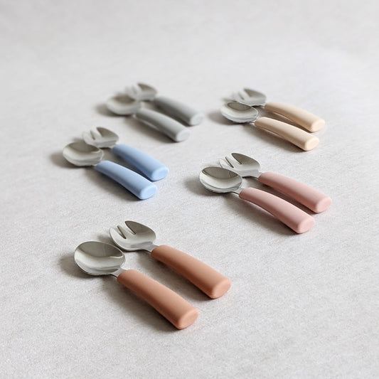 Stainless Steel Fork and Spoon Set