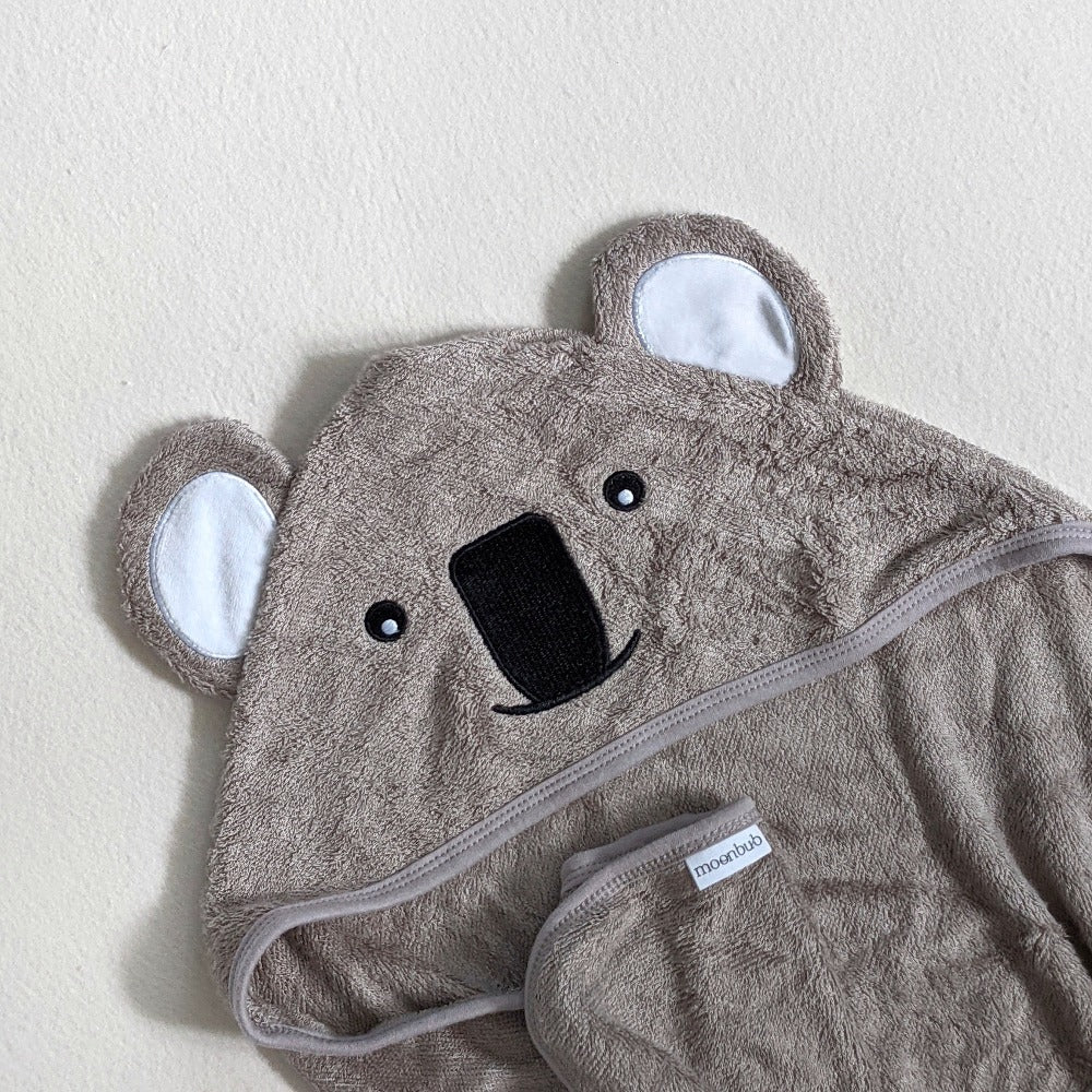 Koala Bamboo Terry Hooded Towel