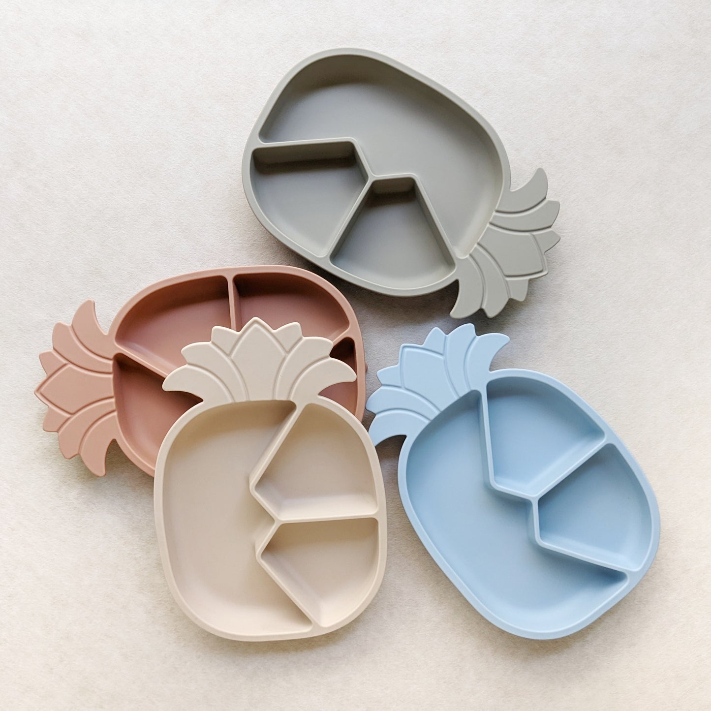 Ananas the Pineapple Silicone Suction Plate