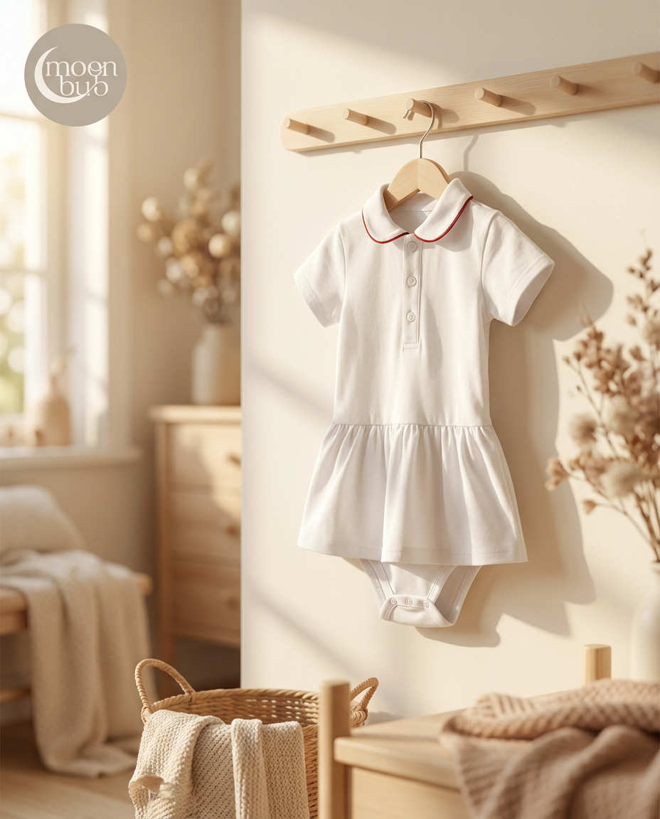 Cotton Polo Romper