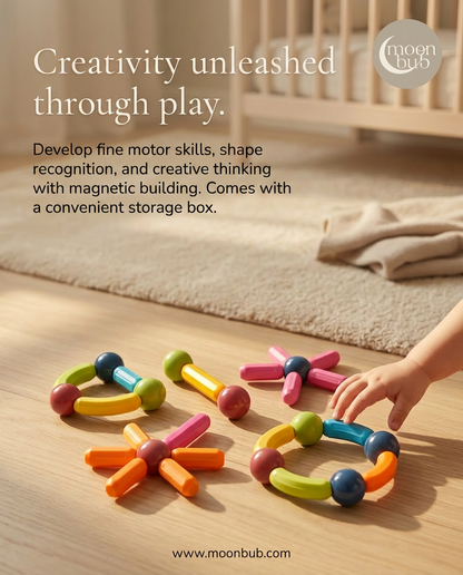 3D Magnetic Balls and Rods Set