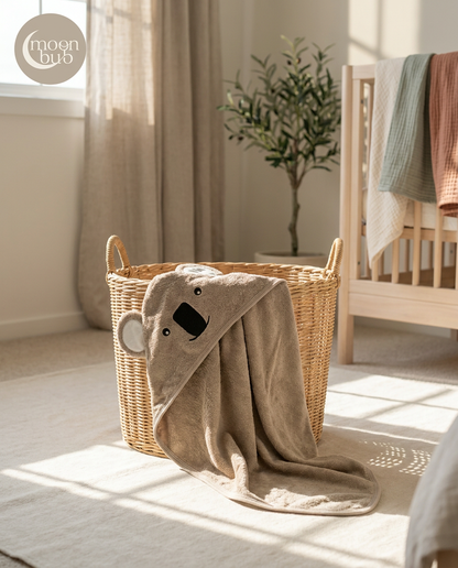 Koala Bamboo Terry Hooded Towel
