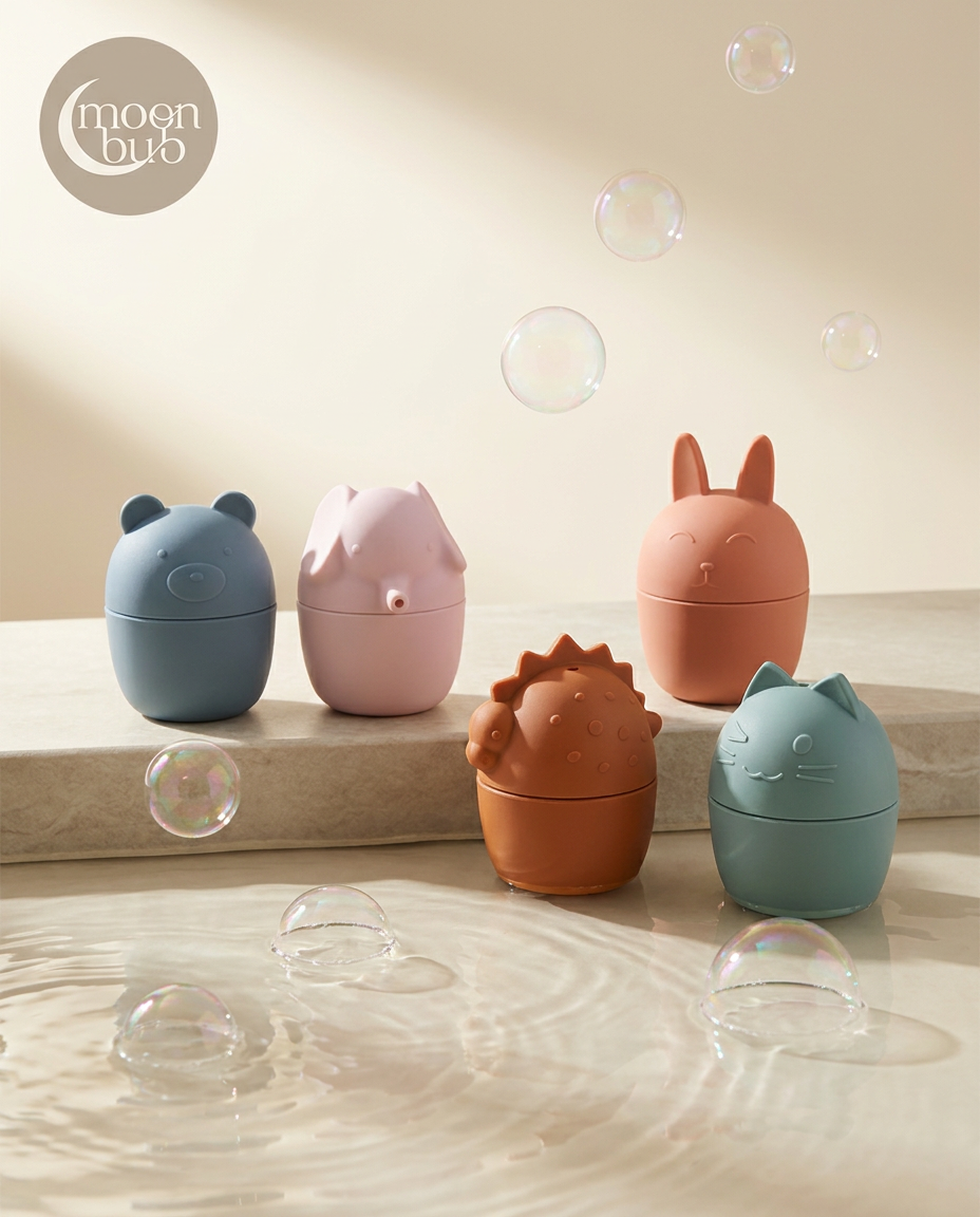 Silicone Bath Toys Set