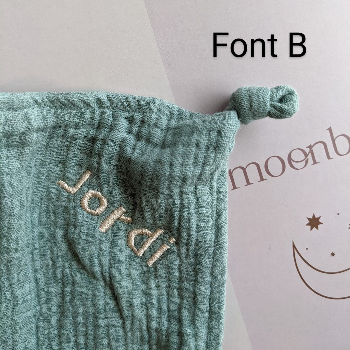 Add on Name Embroidery (selected products only)