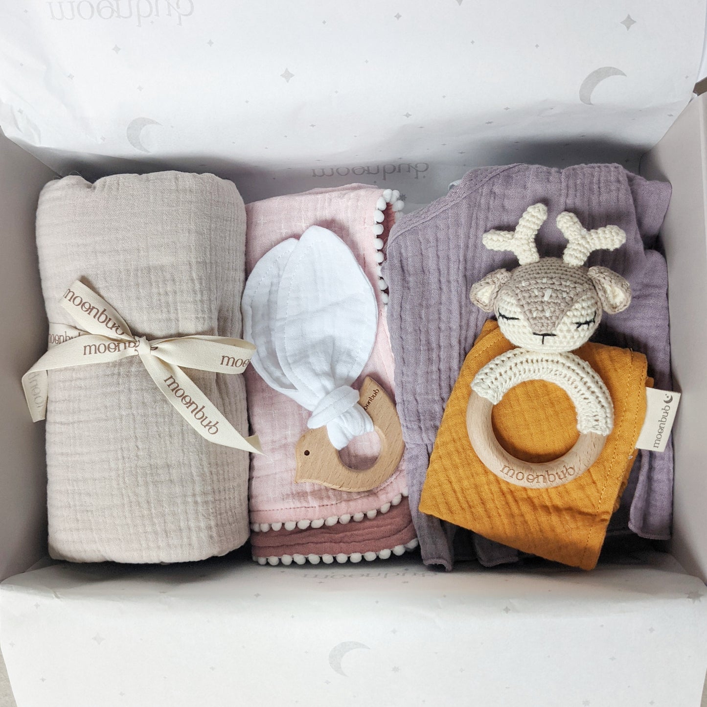 Baby Gift Box Set with Rattle Toy