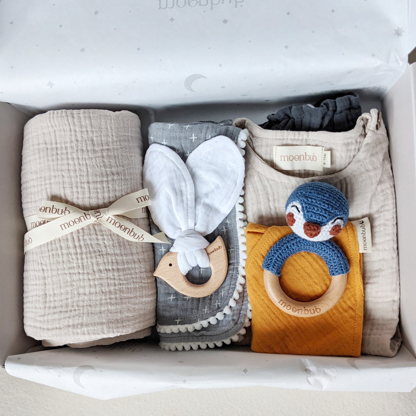 Baby Gift Box Set with Rattle Toy