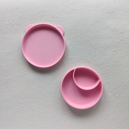 Silicone Snack Plate with Lid