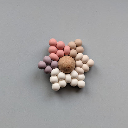 Star Teether (Multi-Colors) with Wood