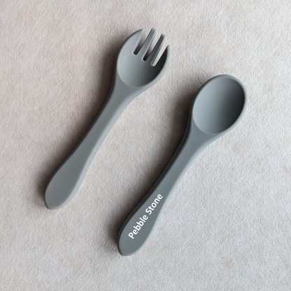 Silicone Utensil Set (Fork and Spoon)